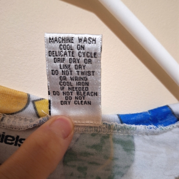 Cathy Daniels women's large groovy floral print short sleeve t-shirt - Picture 3 of 4